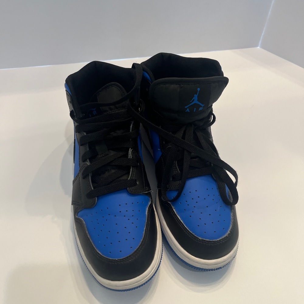 Jordan 1 mid black royal blue